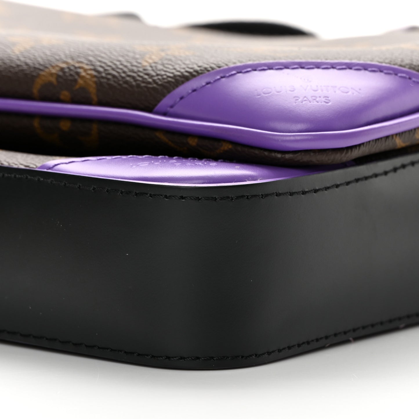 Monogram Macassar Trio Messenger Purple