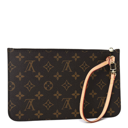 Louis Vuitton Monogram Neverfull MM GM Pochette 3 of 9