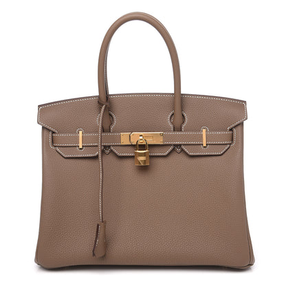 Hermes Togo Birkin 30 Etoupe 1 of 10