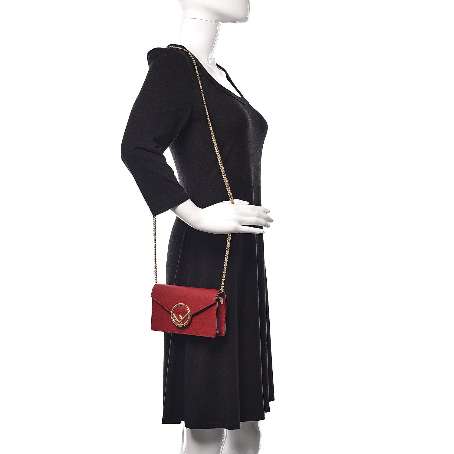 Fendi Vitello Cruise F is Fendi Envelope Belt Bag Fragola 3 of 12