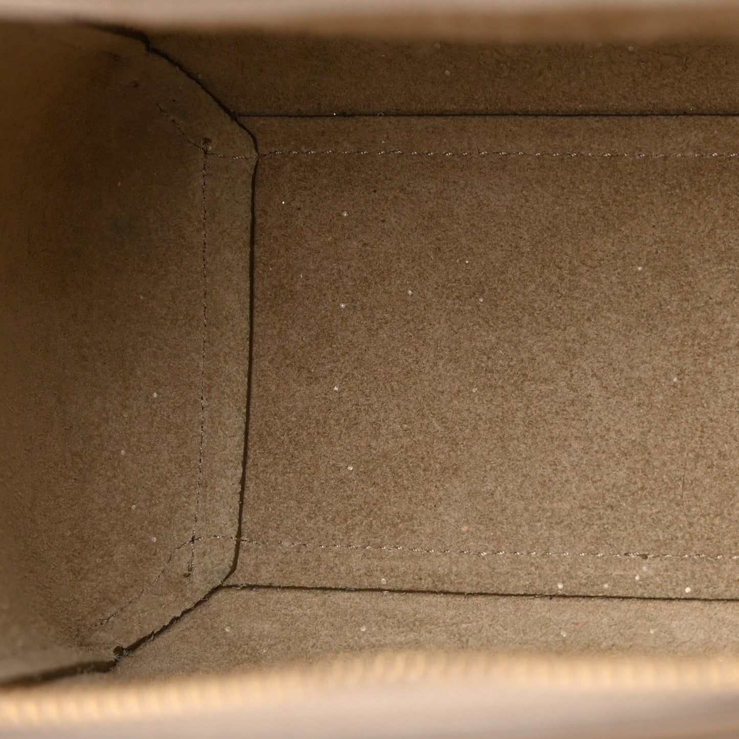 Grained Calfskin Nano Belt Bag Light Taupe