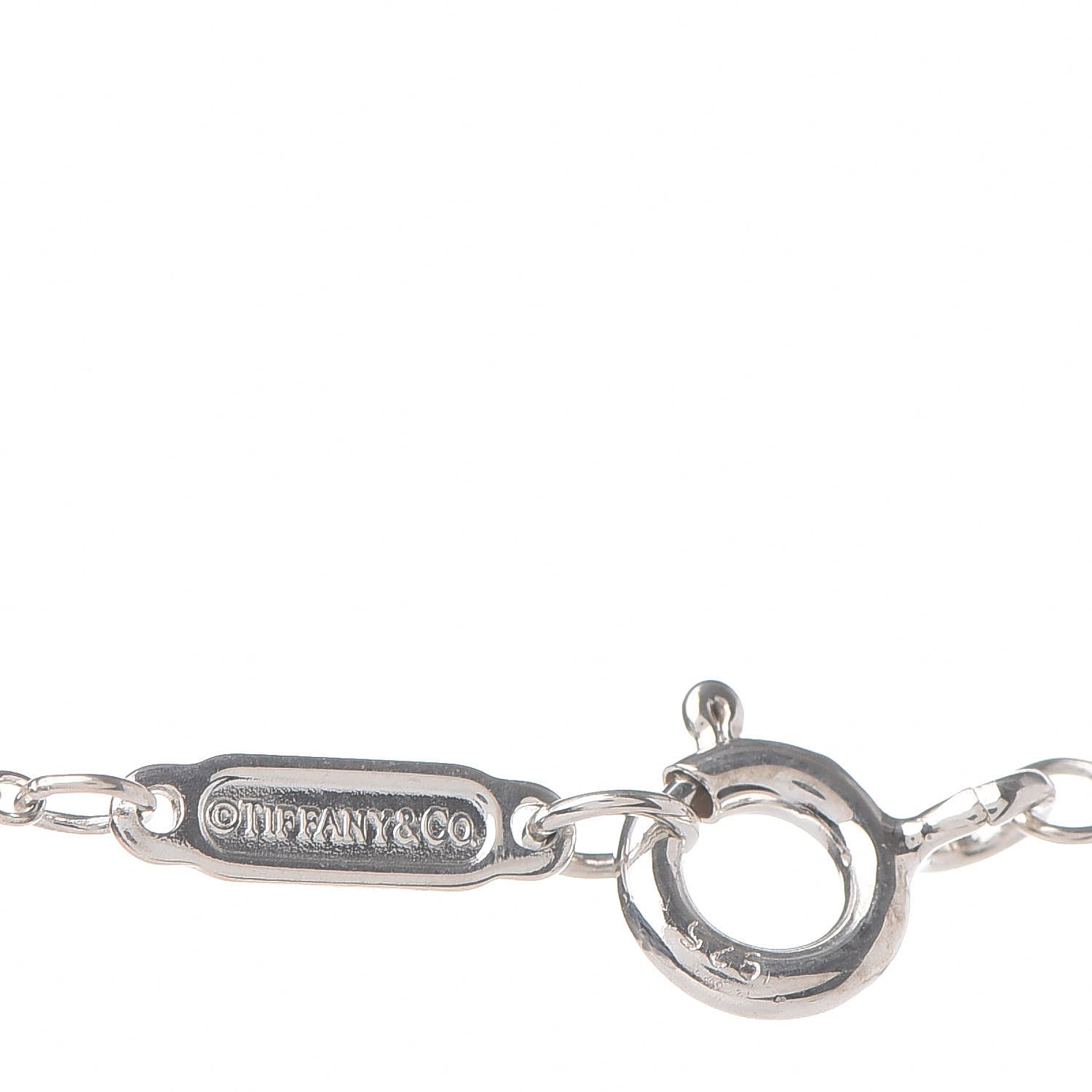 Tiffany Sterling Silver X Lariat Necklace 4 of 4