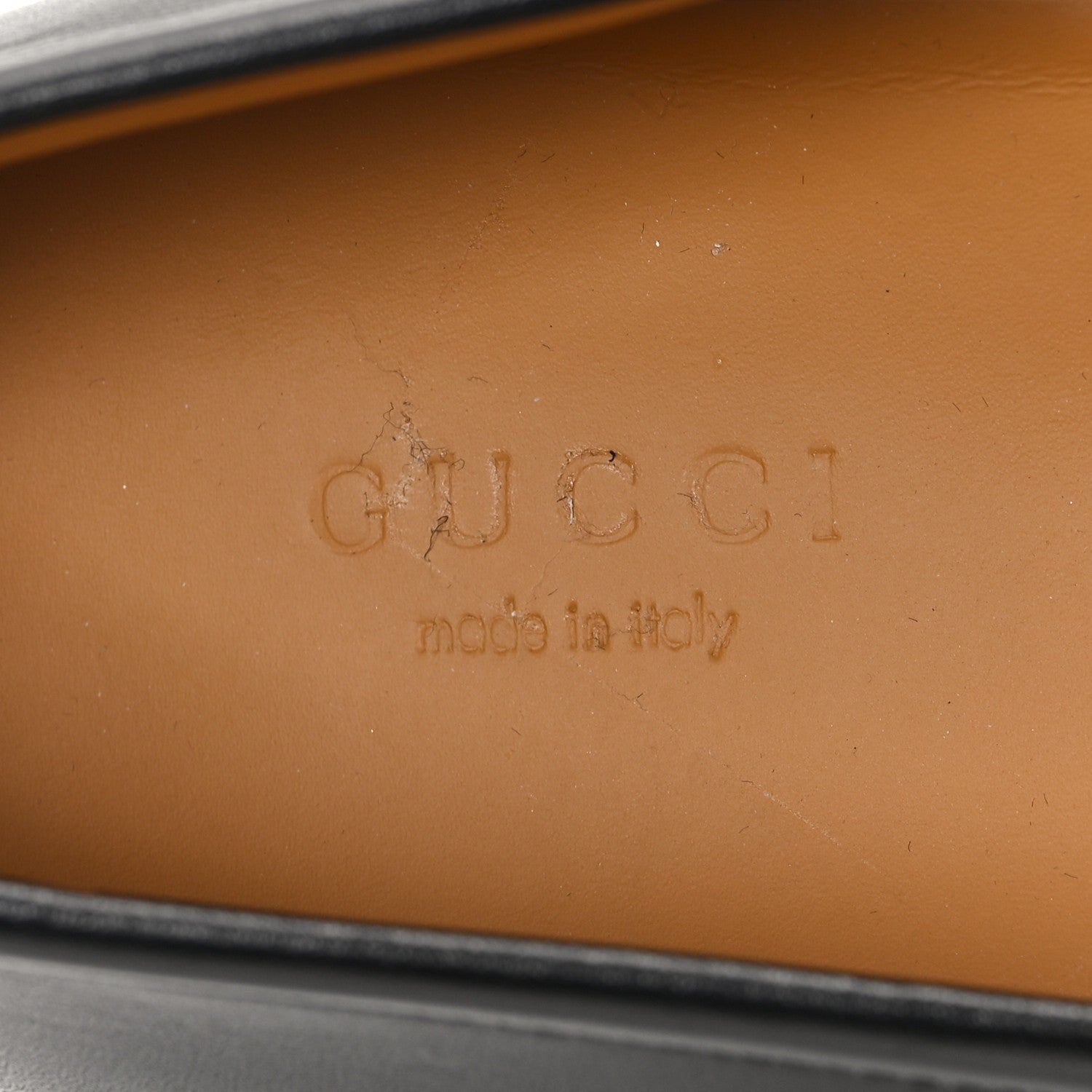 Gucci Ancora Calfskin Womens Horsebit Platform Loafers 39 Black 8 of 11