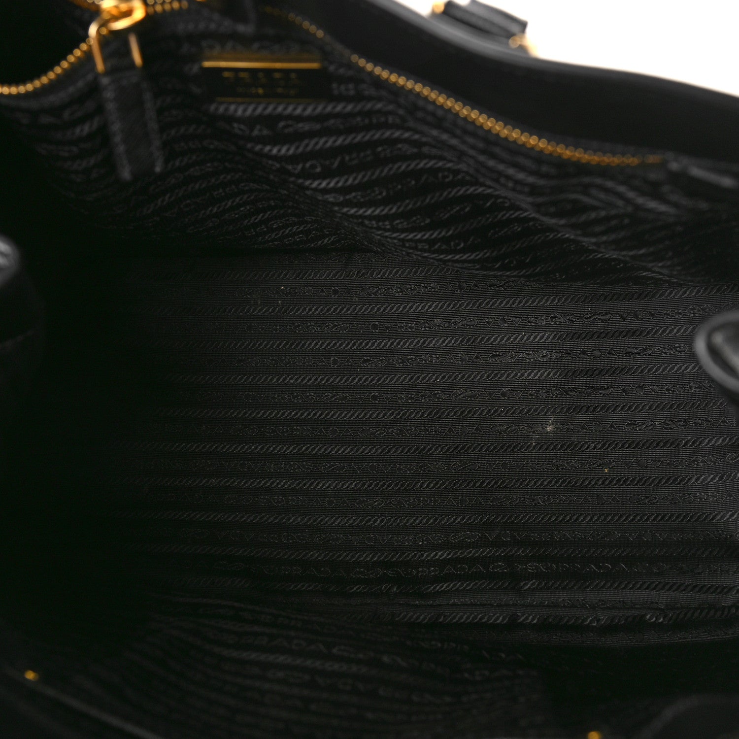 Prada Saffiano Lux Large Tote Black Talco 5 of 9
