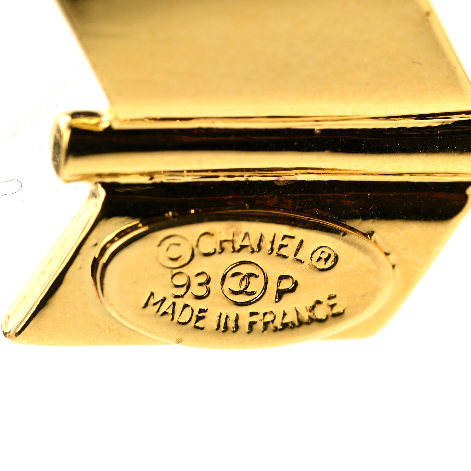 Chanel Metal CC Arrow Brooch Pin Gold 5 of 6
