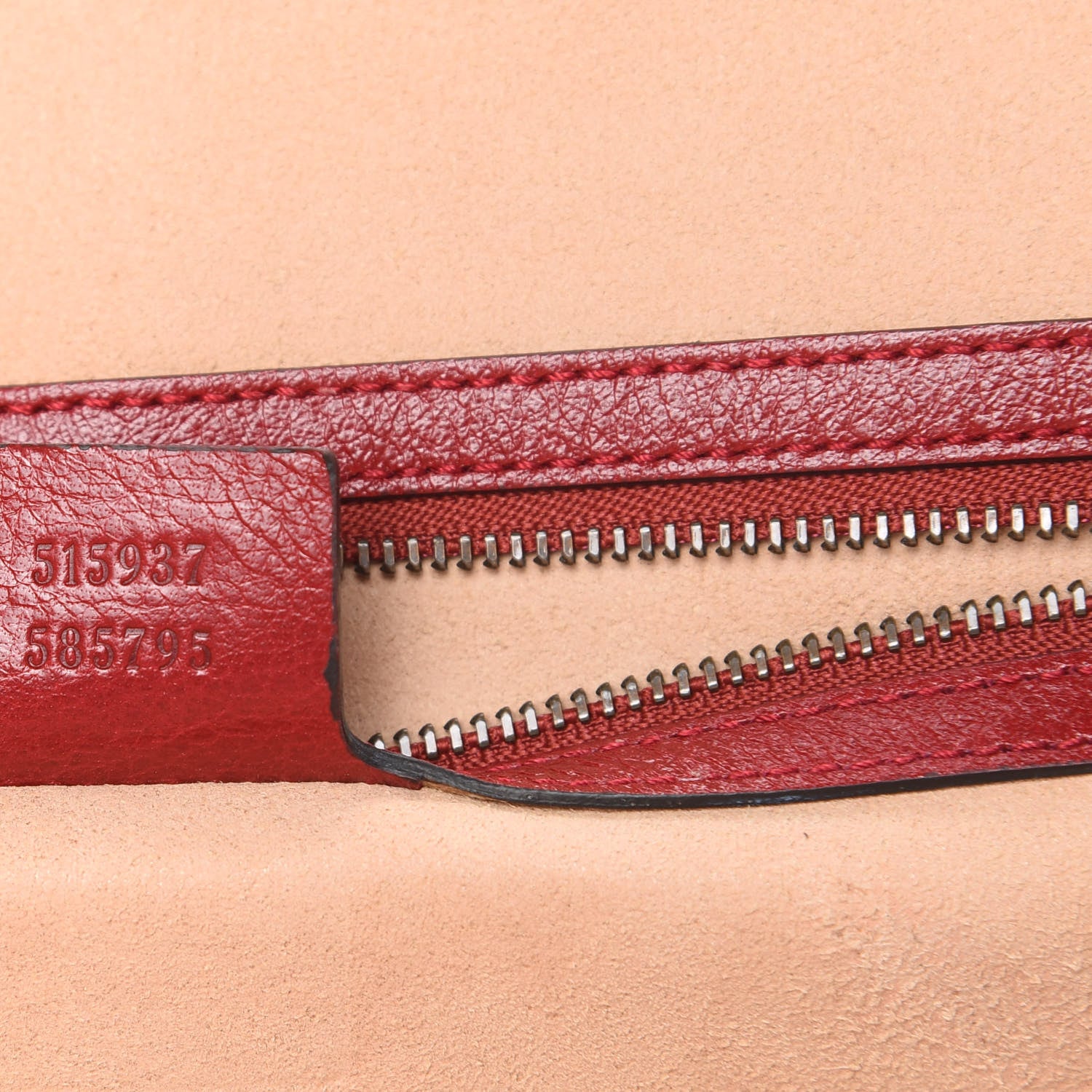 Gucci Calfskin Large Re(Belle) Top Handle Bag Red 7 of 11