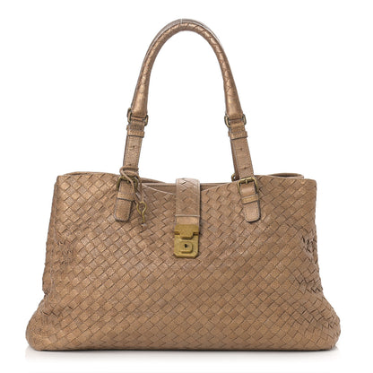 Bottega Veneta Chevre Intrecciato Medium Roma Tote Ottone 1 of 11