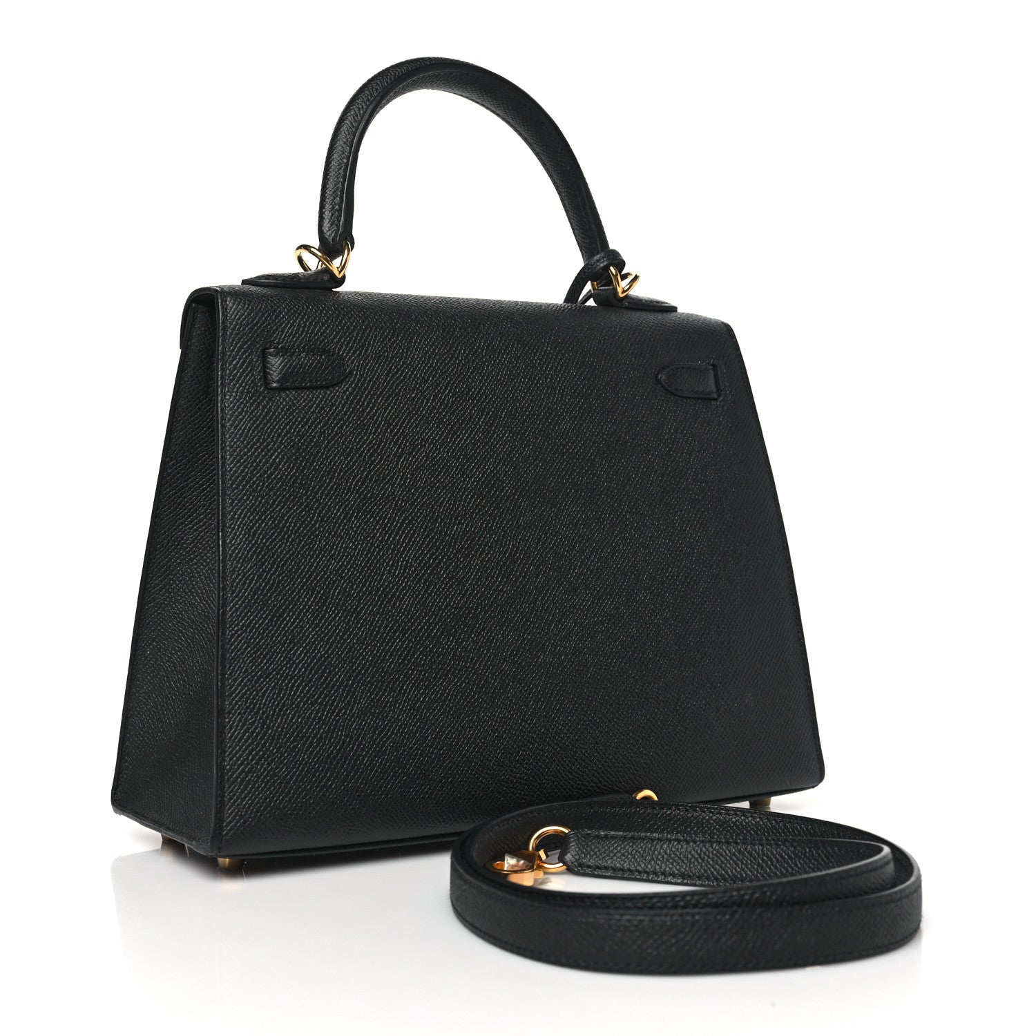 Hermes Epsom Kelly Sellier 25 Black 3 of 11