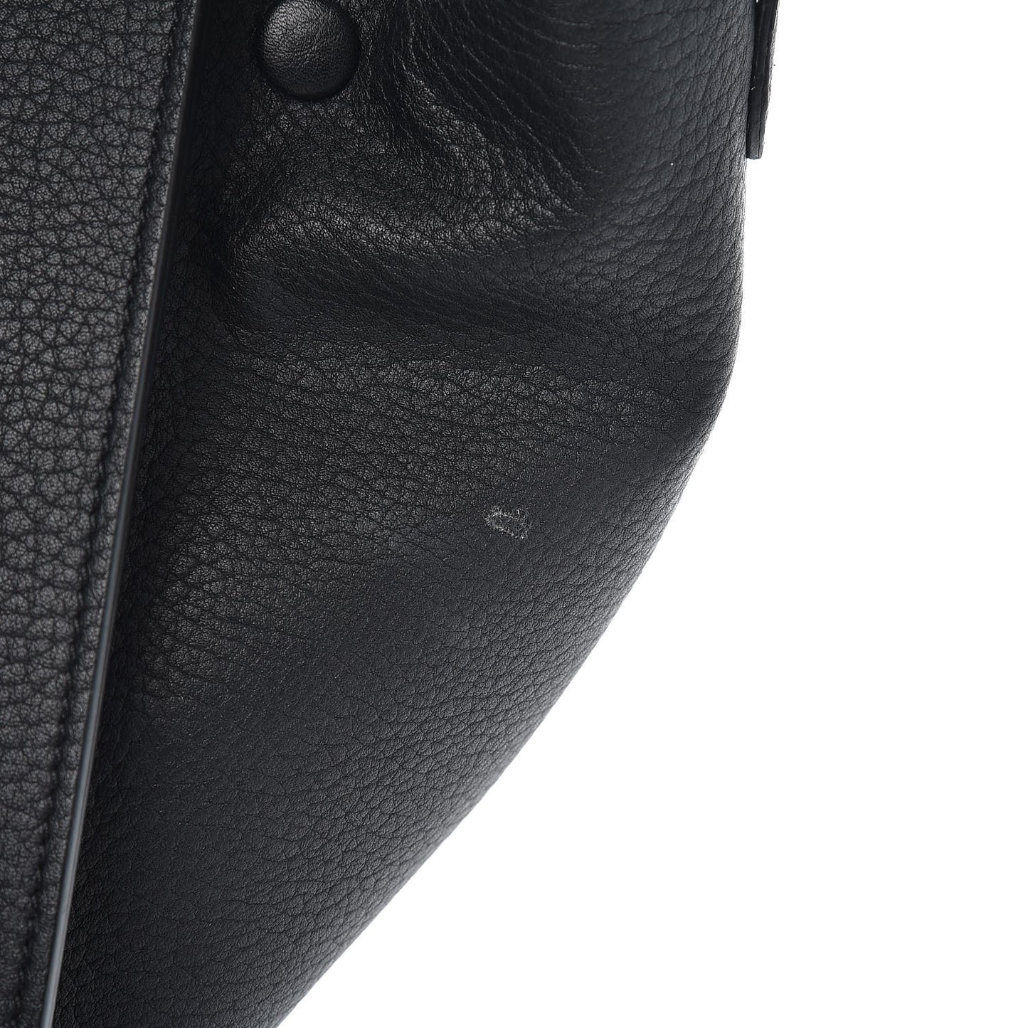 Crisped Calfskin Mini Tie Knot Tote Black