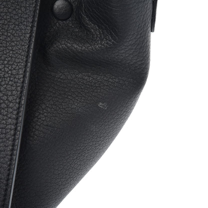 Celine Crisped Calfskin Mini Tie Knot Tote Black 7 of 8
