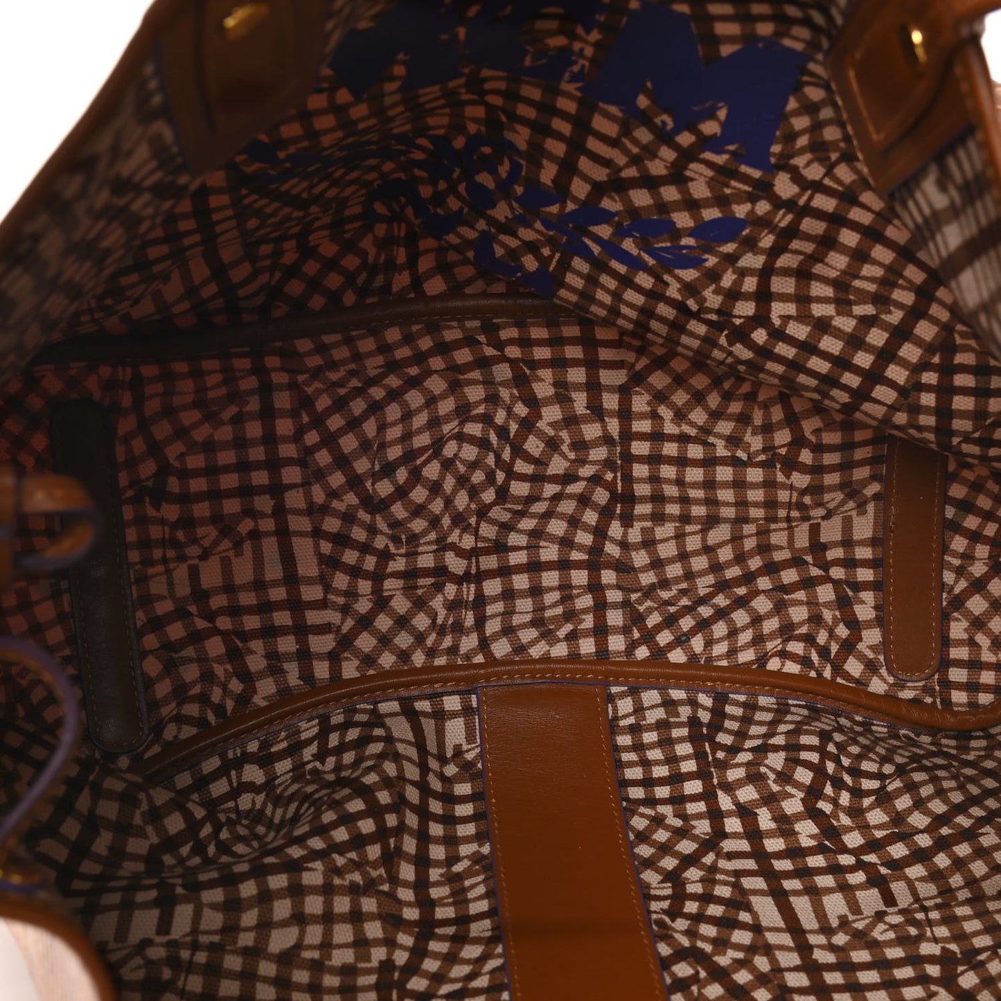 Visetos Medium Liz Reversible Shopper Tote Cognac