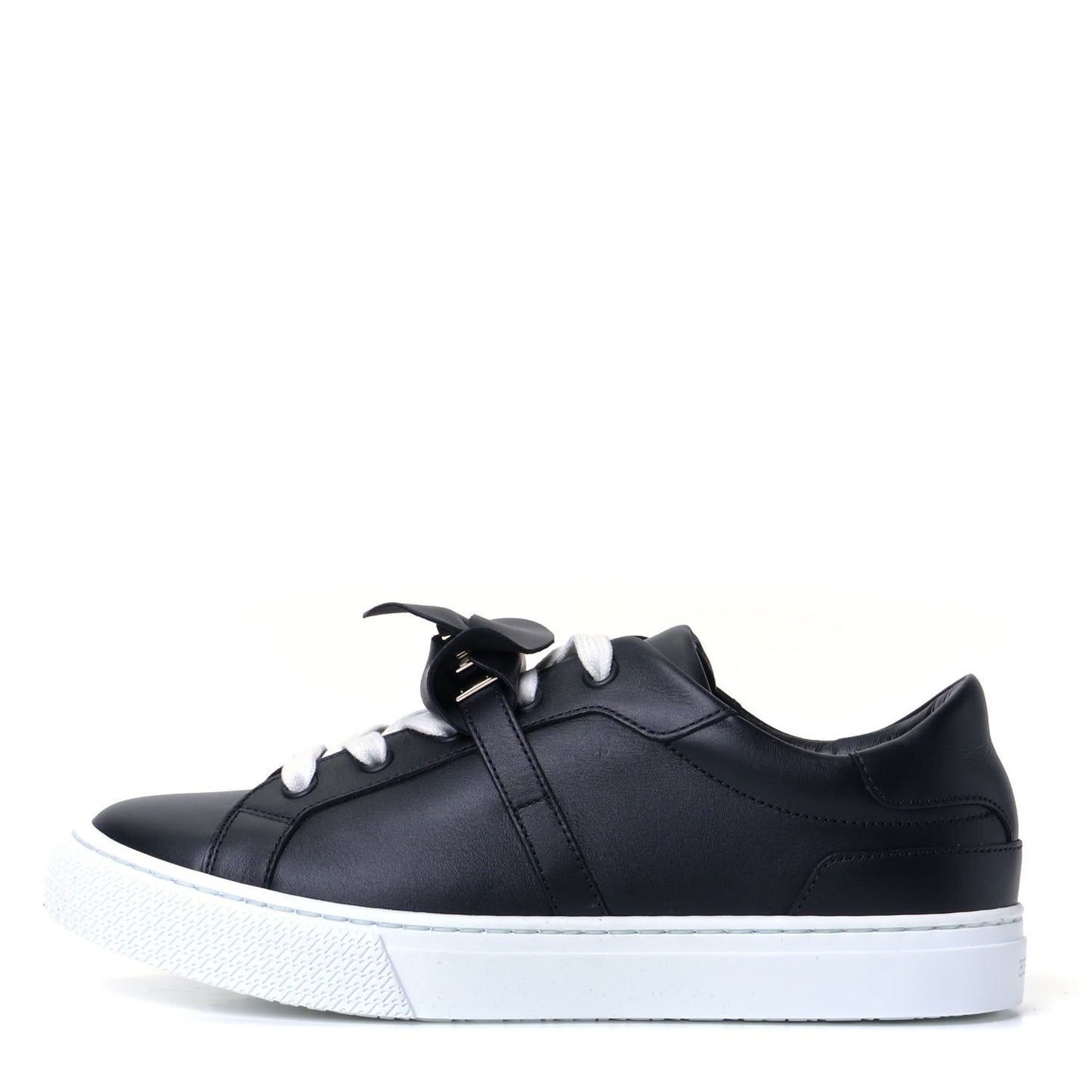 Calfskin Day Sneakers 36.5 Black