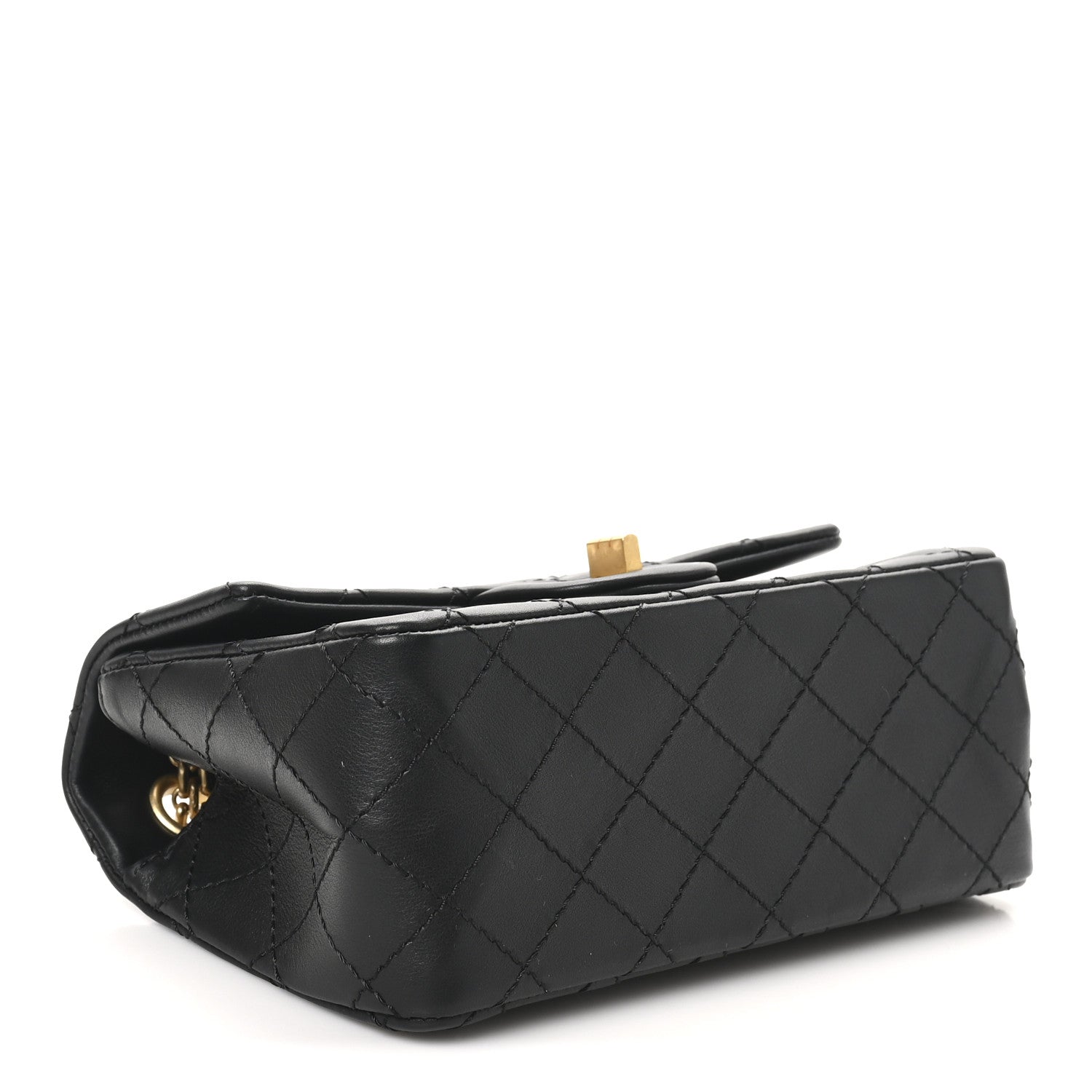 Chanel Calfskin Quilted 2.55 Reissue Mini Flap Black 4 of 10