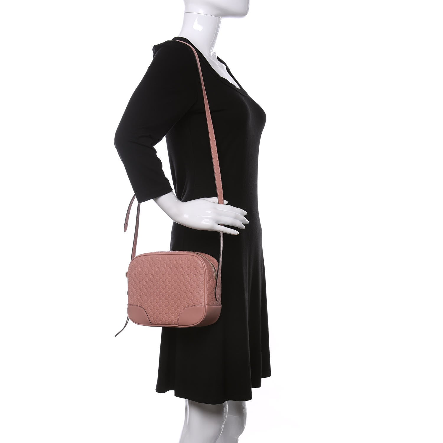 Gucci Soft Microguccissima Mini Bree Messenger Bag Soft Pink 2 of 10
