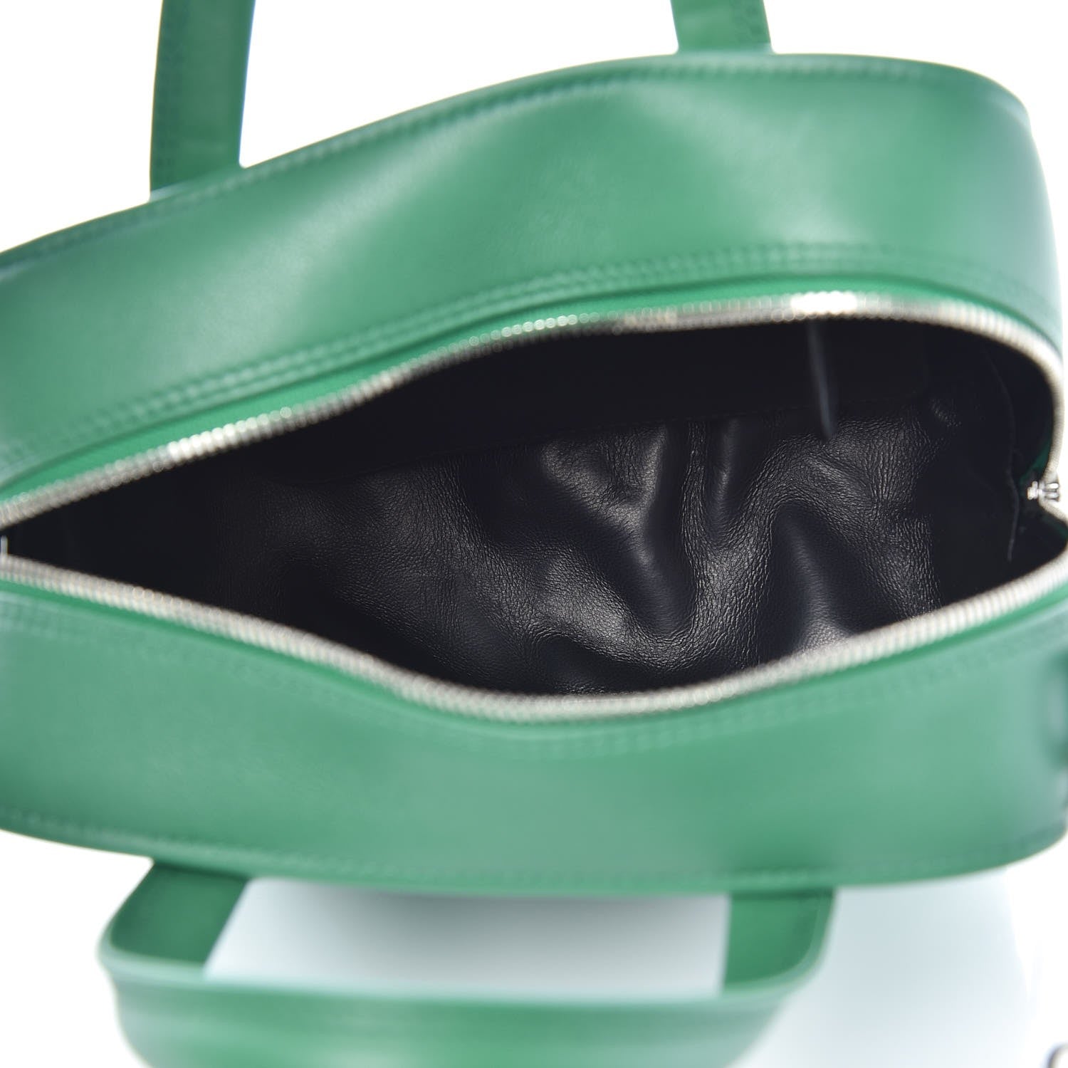 Balenciaga Shiny Day Calfskin XS Triangle Square Bag Vert Irlandais 5 of 7