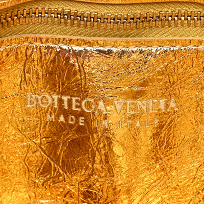 Bottega Veneta Mirror Lambskin Maxi Intreccio Padded Cassette Crossbody Bag Gold 6 of 13