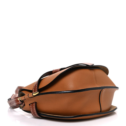 Loewe Grained Calfskin Small Gate Crossbody Bag Caramel Pecan 4 of 10