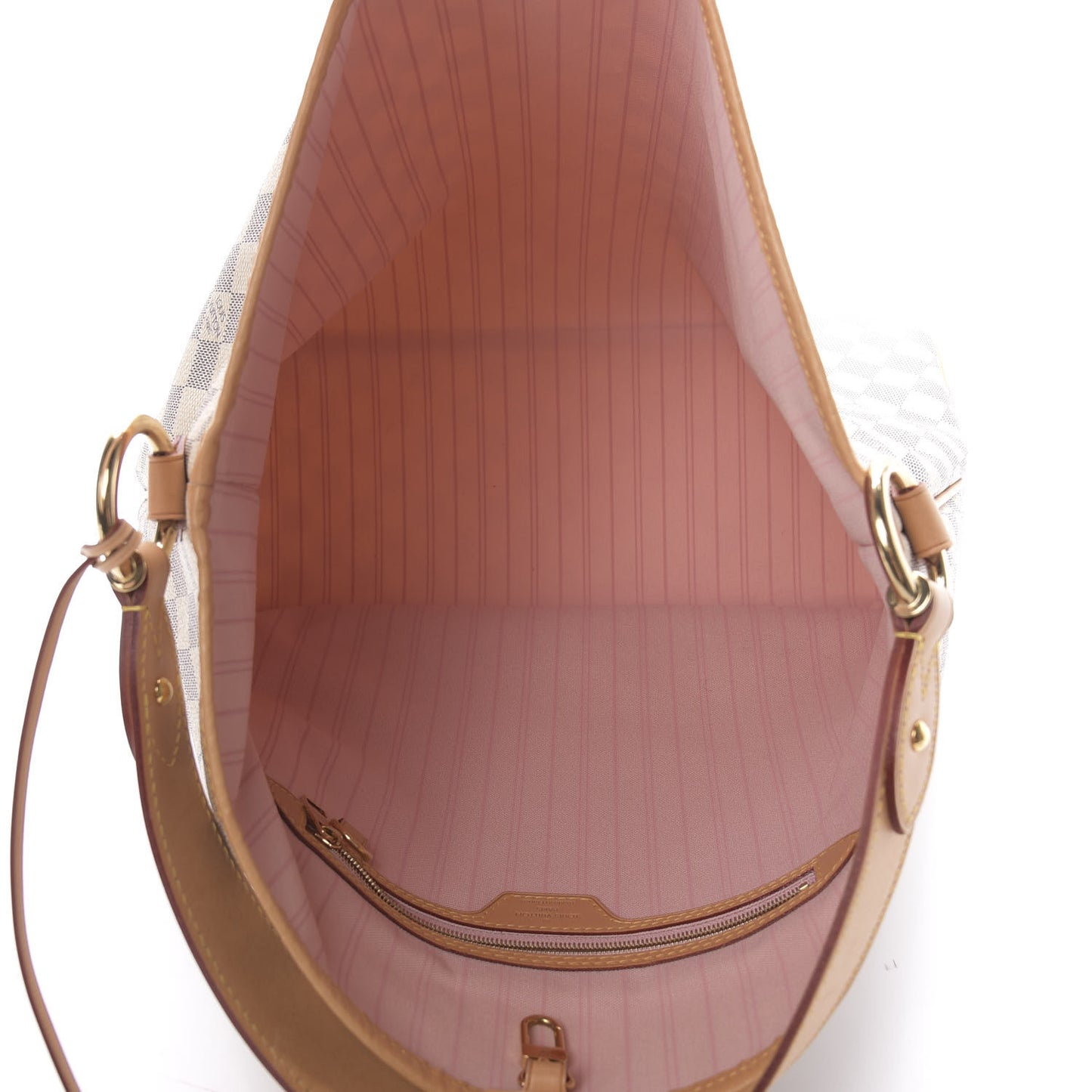 Damier Azur Delightful MM Rose Ballerine