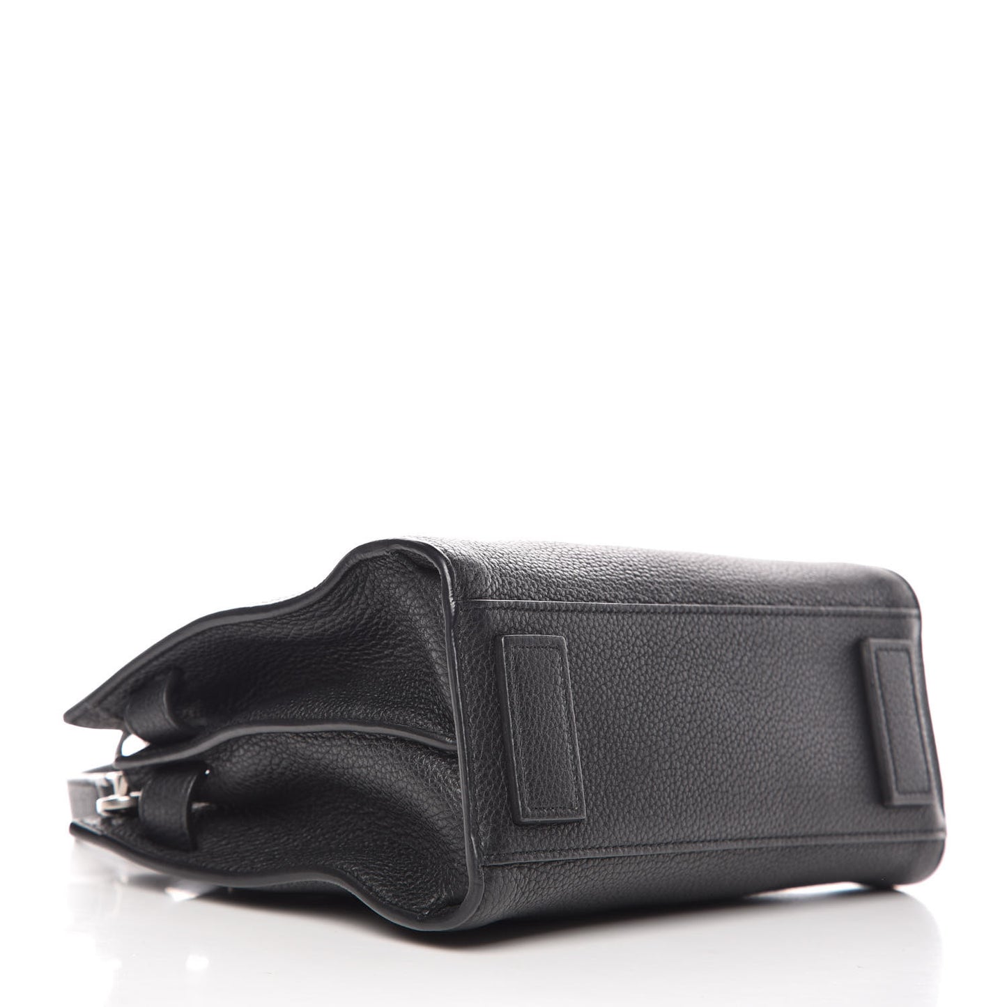 Grained Calfskin Nano Sac De Jour Souple Black