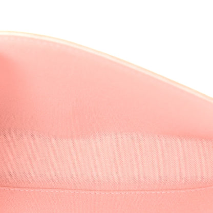Louis Vuitton Damier Azur Pochette Felicie Chain Wallet Rose Ballerine 6 of 10