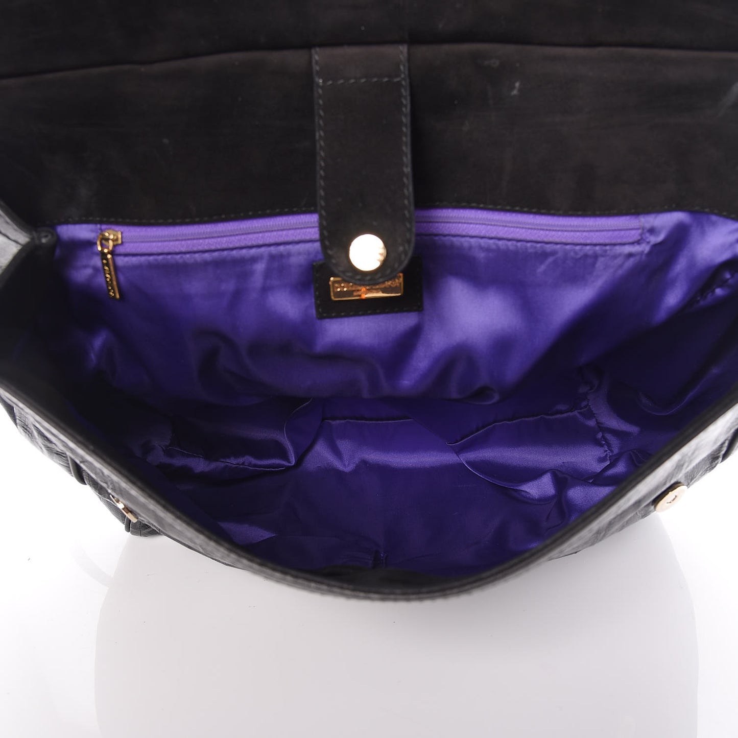 Eel Large Miss Sicily Satchel Black