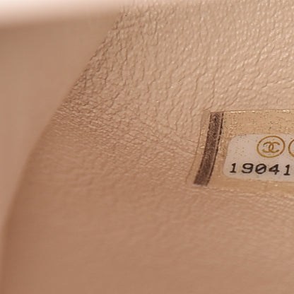 Chanel Lambskin Quilted Clutch With Chain Flap Beige Clair 9 of 9