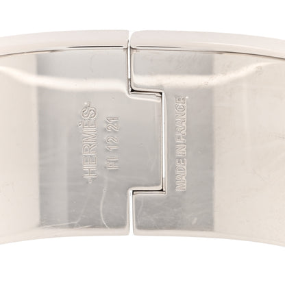 Hermes Enamel Wide Print Dans Les Nuages Clic Clac H Bracelet Songe Pastel 4 of 5