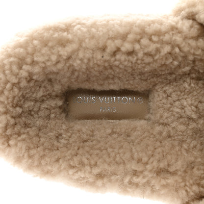 Louis Vuitton Shearling Paseo Flat Comfort Mule 36 Beige 7 of 8