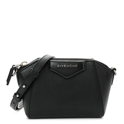 Givenchy Sugar Goatskin Nano Antigona Black 1 of 9