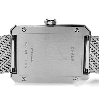 Chanel Stainless Steel 26mm Boy-friend Tweed Quartz Watch Black 5 of 7
