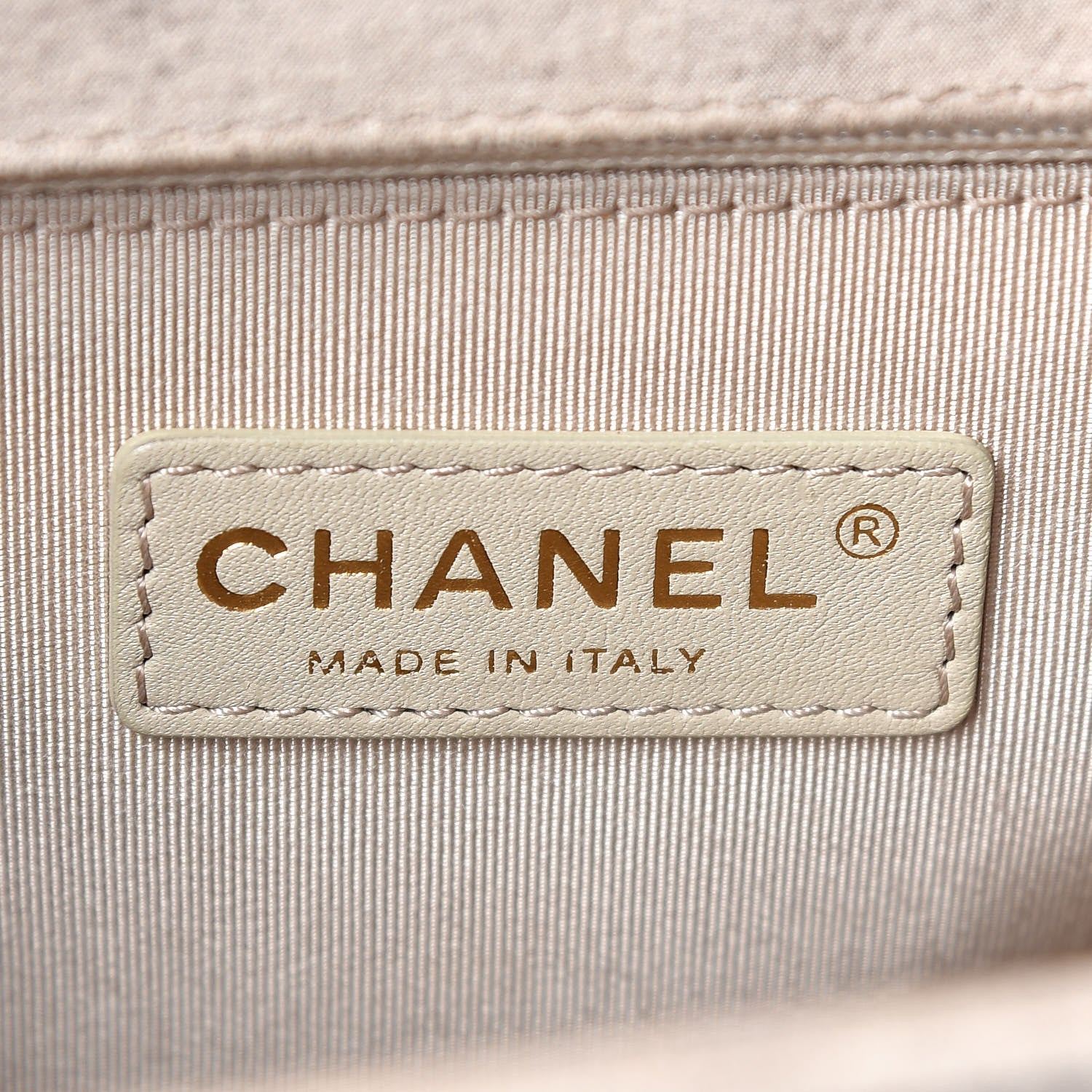 Chanel Iridescent Calfskin Quilted Large Boy Flap Beige 6 of 18