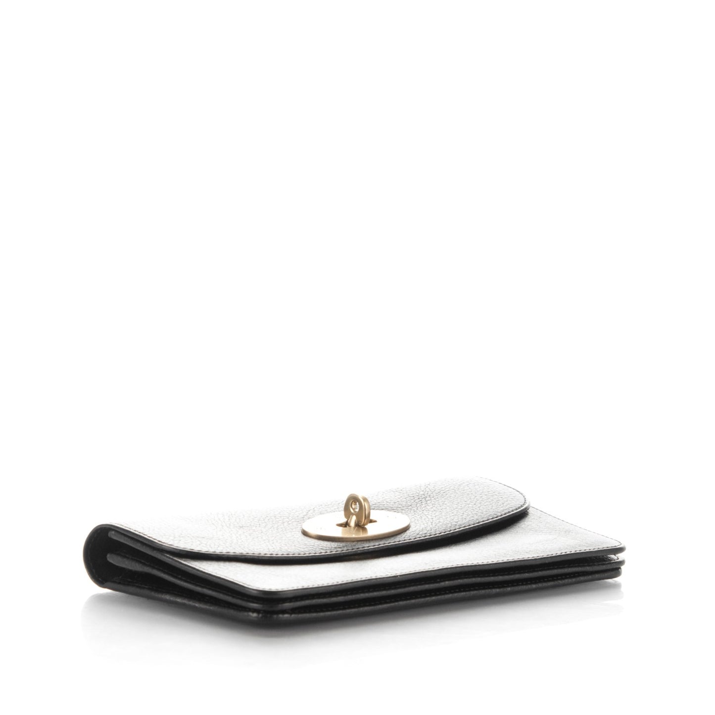 Grainy Leather Bayswater Wallet Black