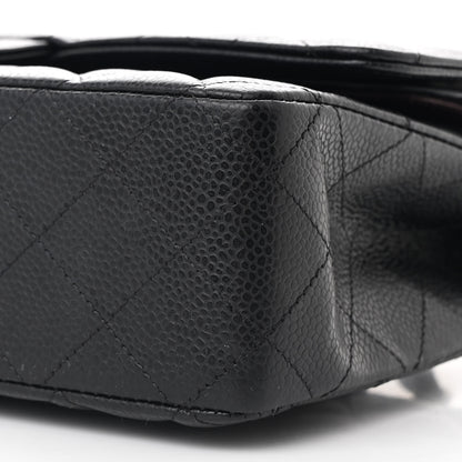Chanel Caviar Quilted Medium Double Flap Black 10 of 10