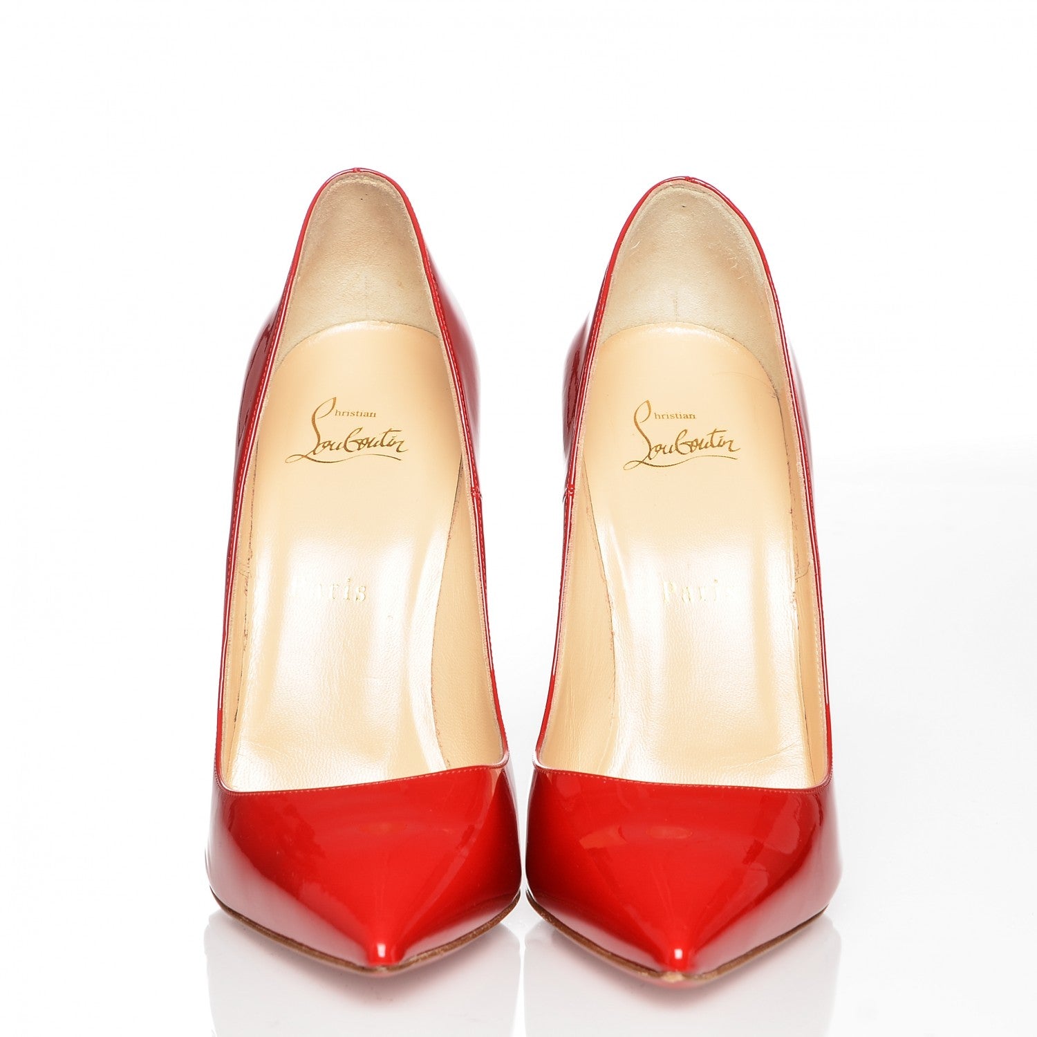 Christian Louboutin Patent So Kate 120 Pumps 39.5 Red 2 of 7