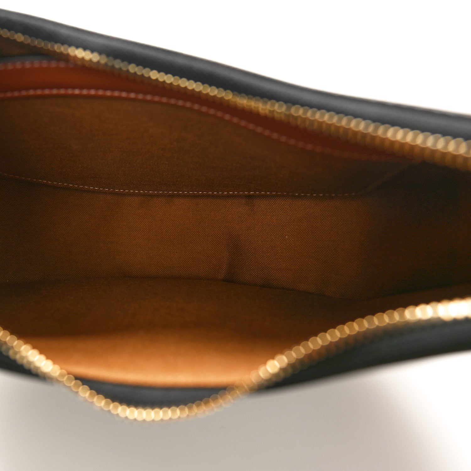 Celine Triomphe Canvas Calfskin Ava Shoulder Bag Tan 5 of 10