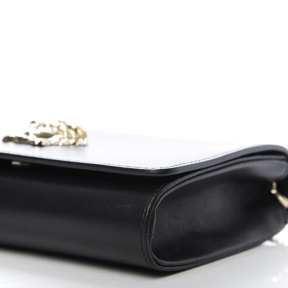 Versace Vitello Palazzo Medusa Evening Clutch Bag Black 7 of 8