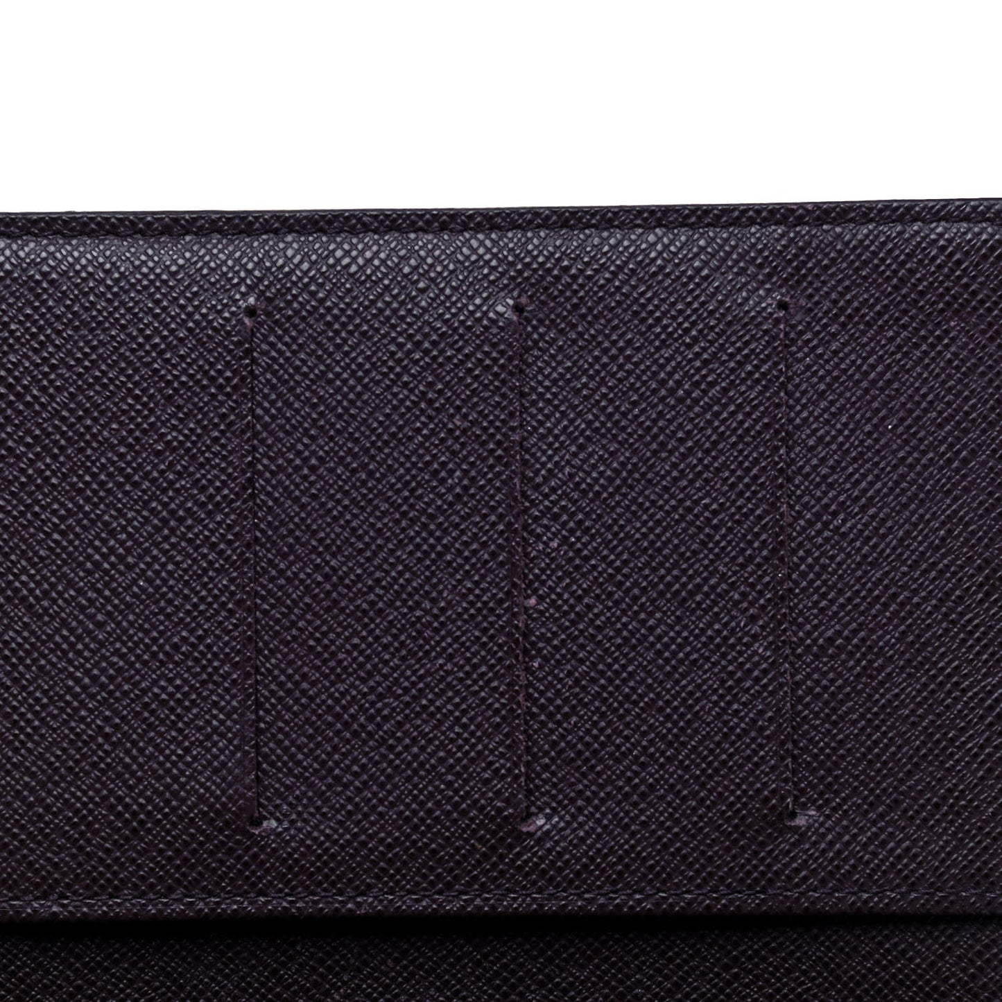 Damier Ebene Checkbook Cover Wallet