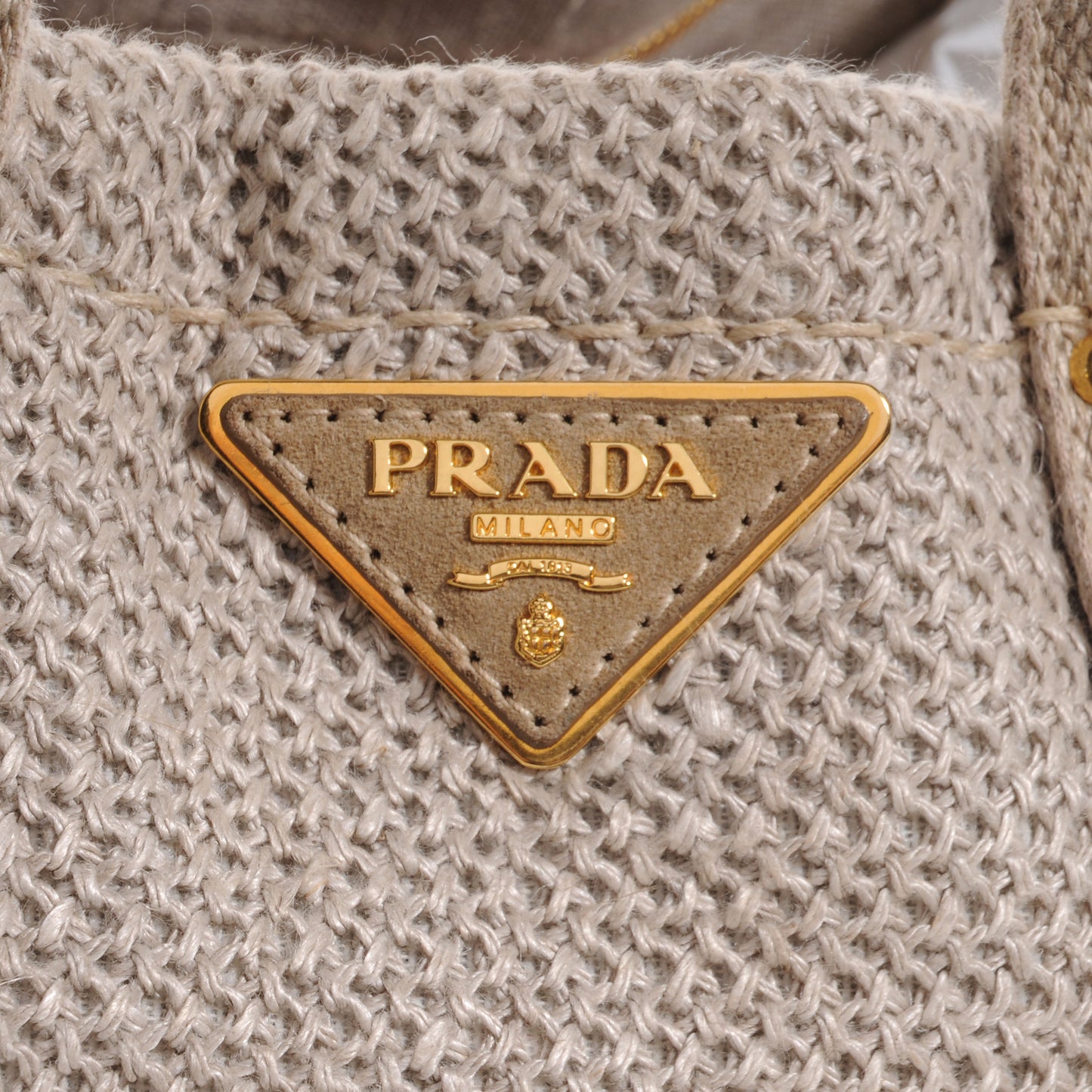 Canapa Stuoia Convertible Tote Bag Beige