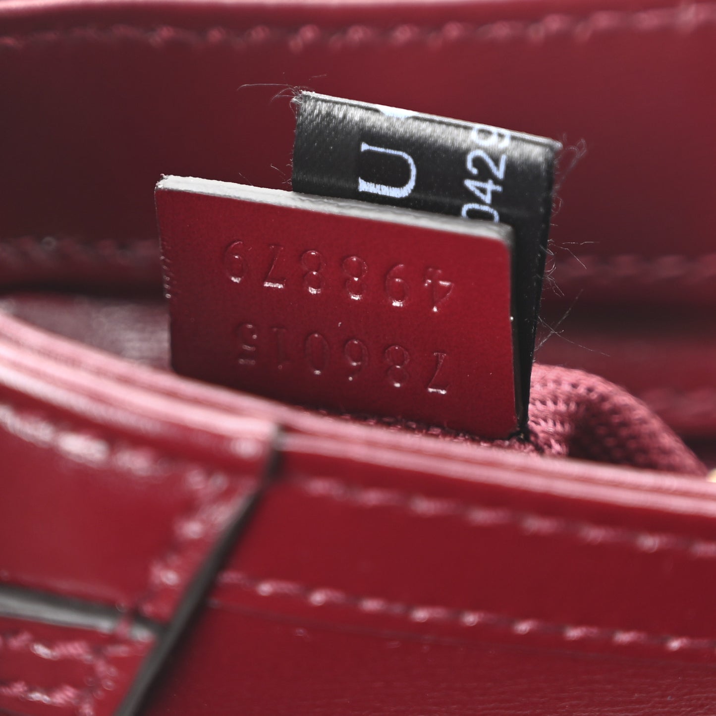 Calfskin Mini Moon Side Shoulder Bag Rosso Ancora