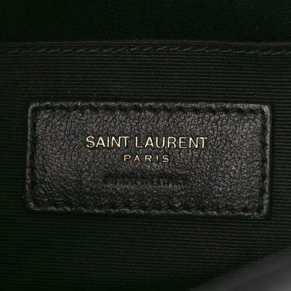 Saint Laurent Calfskin Matelasse Monogram Lou Camera Bag Black 6 of 10