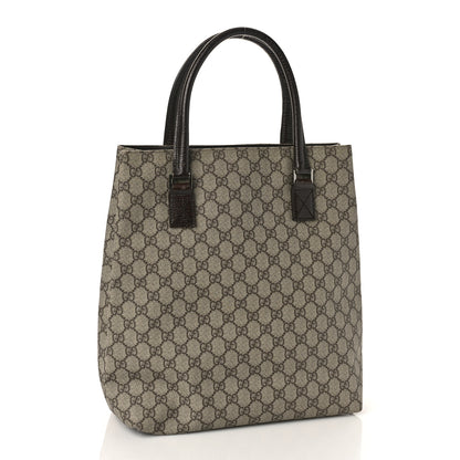 Gucci GG Plus Monogram Vertical Tote Dark Brown 3 of 10