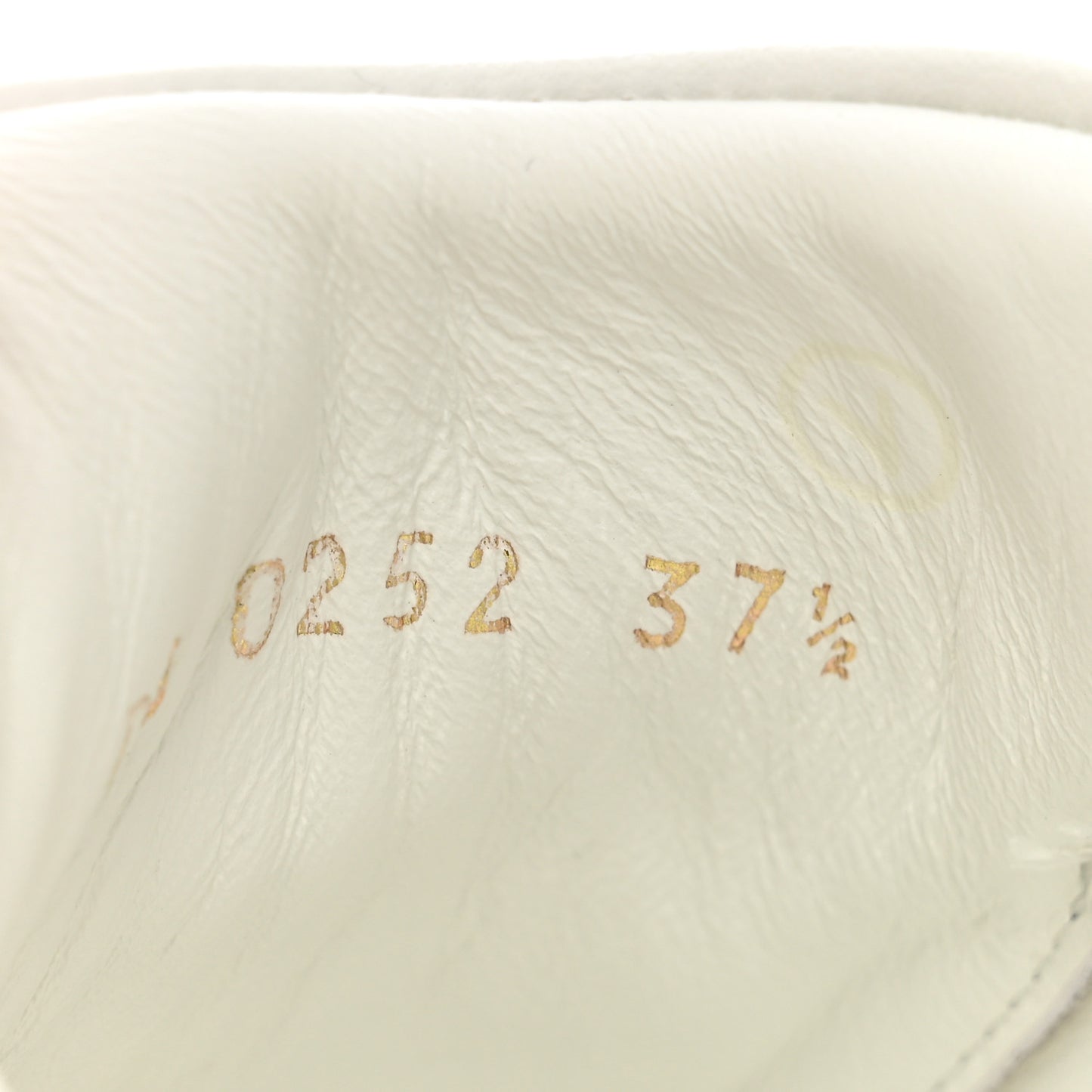 Lambskin Embossed Monogram Time Out Sneakers 37.5 White