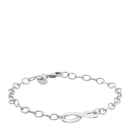 Tiffany Sterling Silver Infinity Chain Bracelet 1 of 3