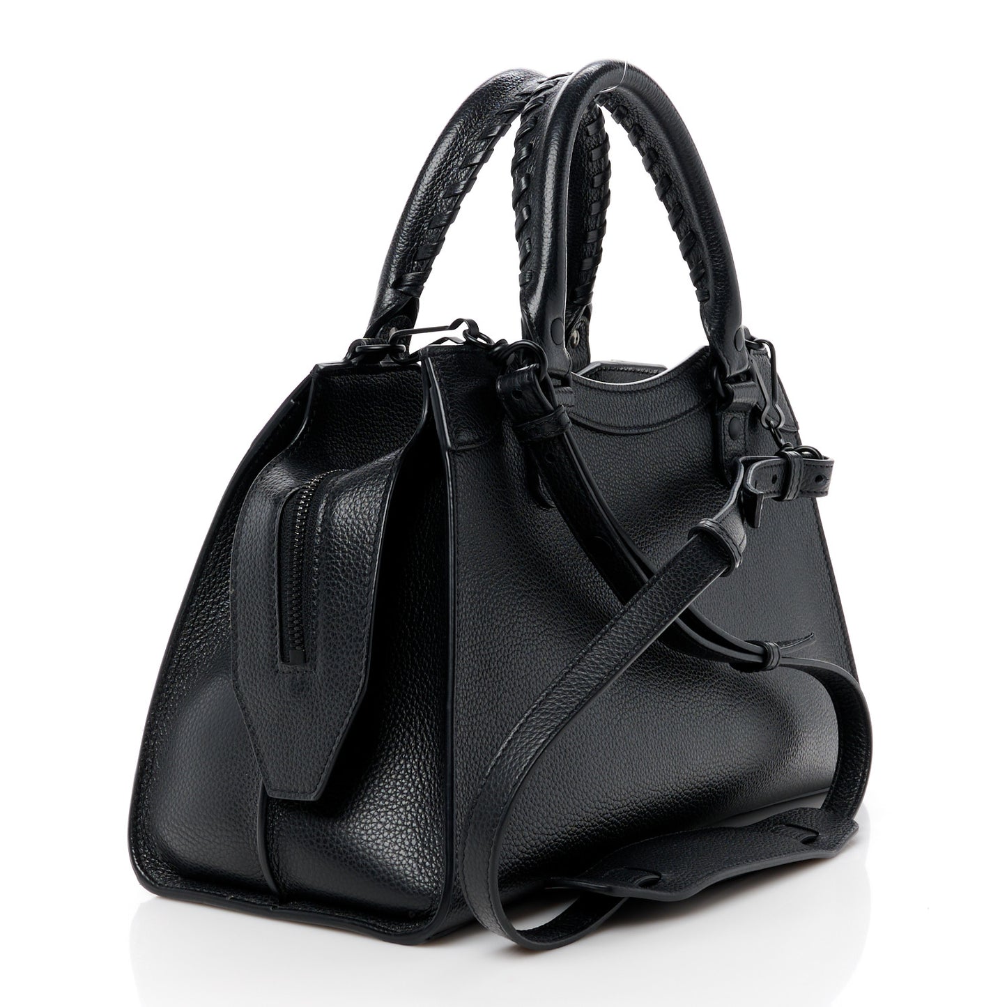Grained Calfskin Neo Classic Black Hardware S City Black