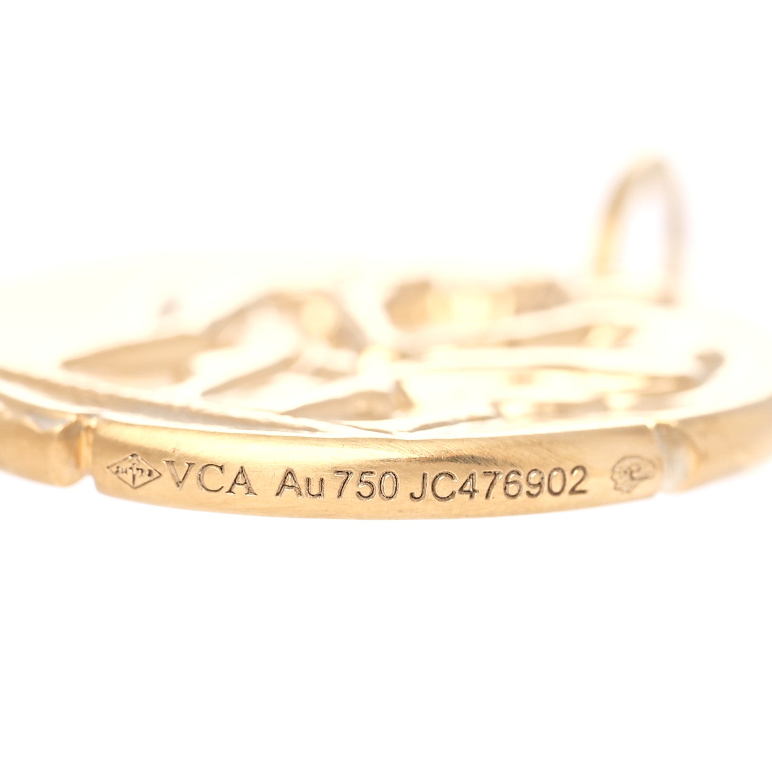 Van Cleef & Arpels 18K Yellow Gold Zodiac Gemini Pendant 5 of 5