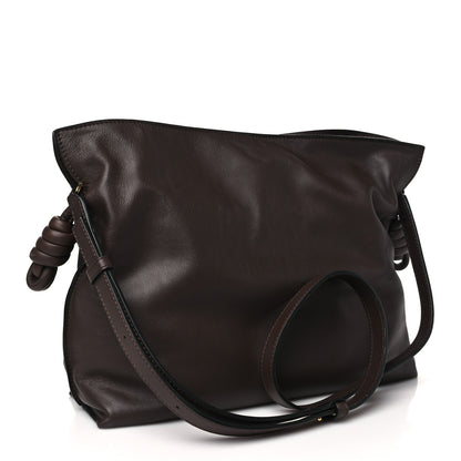 Loewe Nappa Medium Flamenco Knot Bag Chocolate 3 of 11