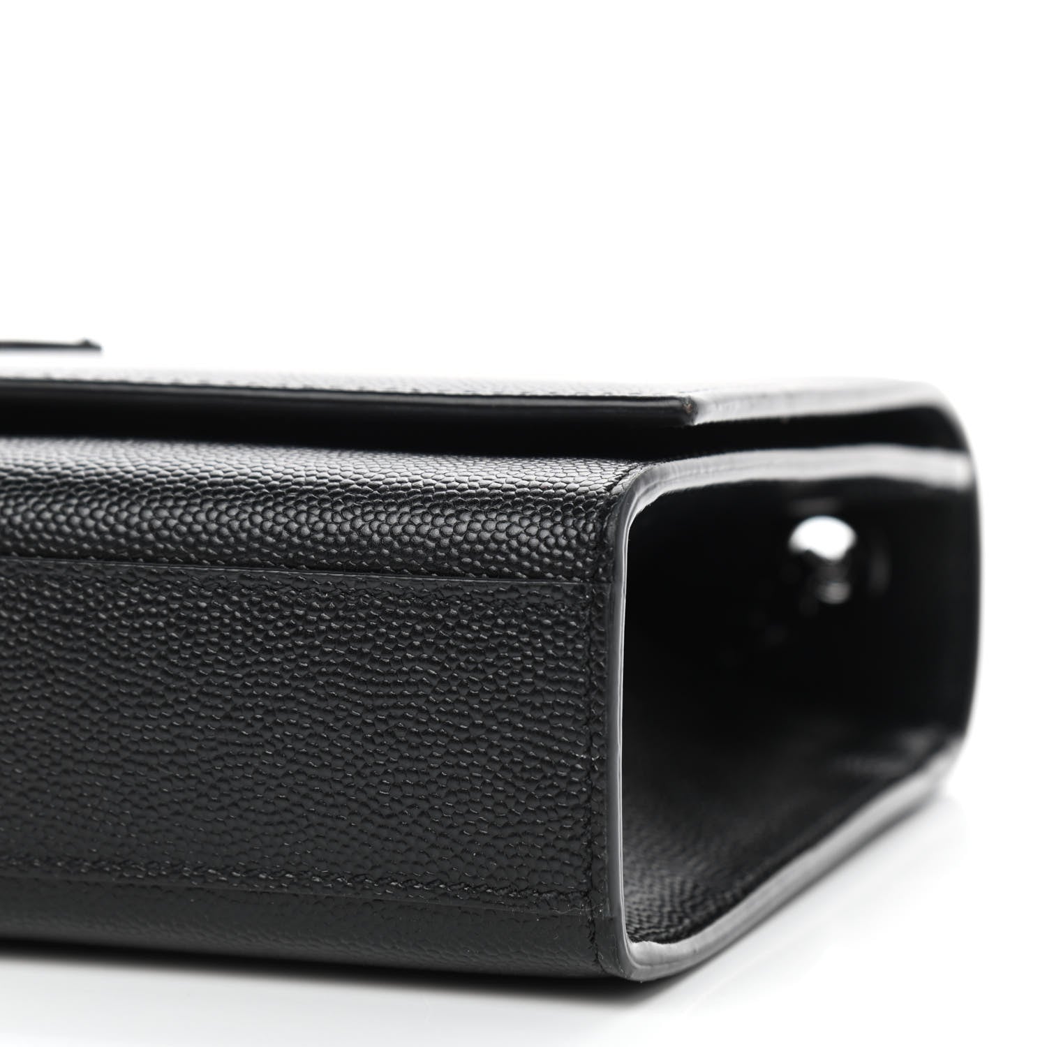 Saint Laurent Grain De Poudre Medium Classic Monogram Kate Satchel Black 7 of 10