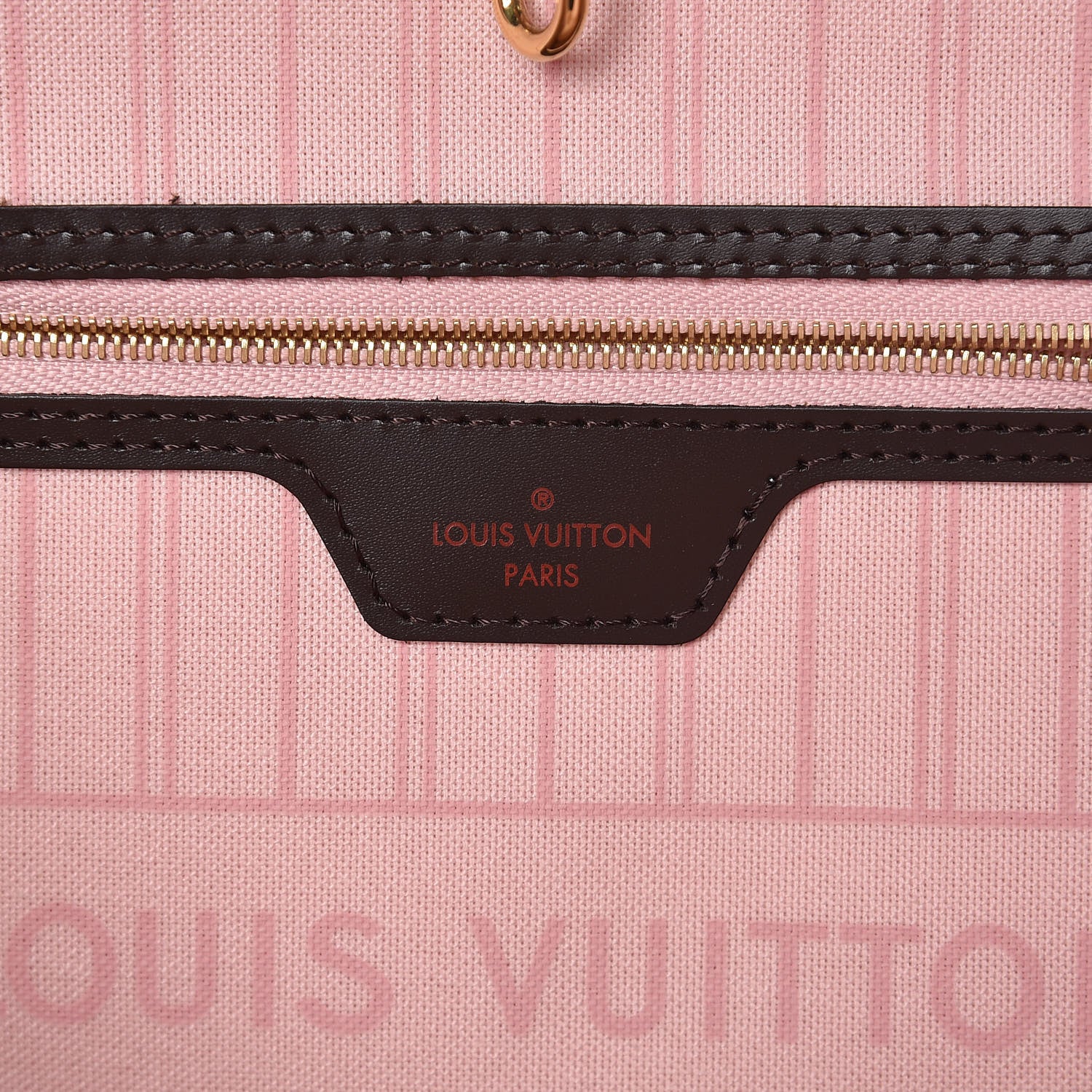 Louis Vuitton Damier Ebene Neo Neverfull MM Rose Ballerine 6 of 8