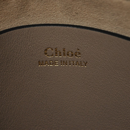 Chloe Calfskin Suede Small Hayley Hobo Cashmere Grey 6 of 6