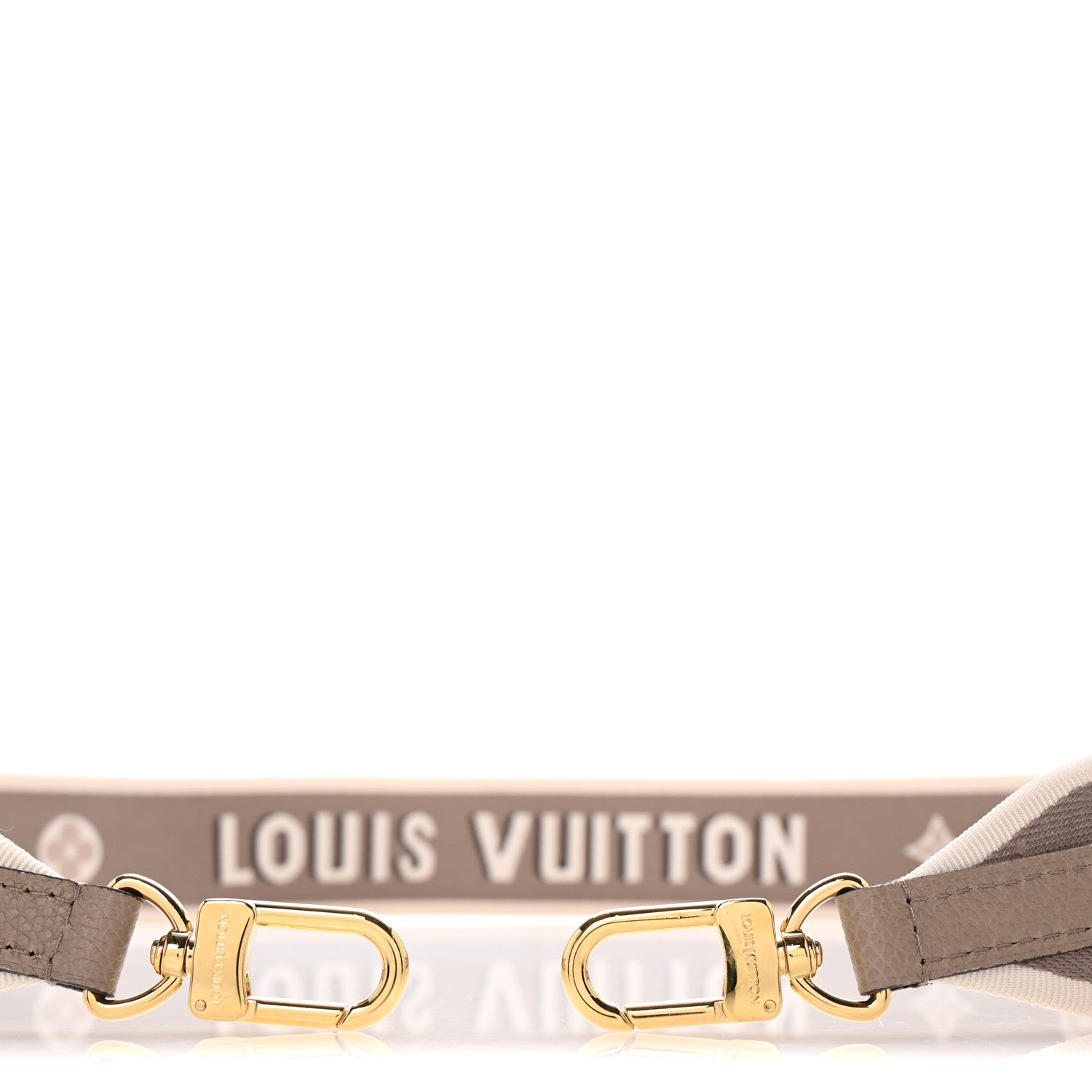 Louis Vuitton Jacquard Diane Shoulder Strap Tourterelle Creme 3 of 5